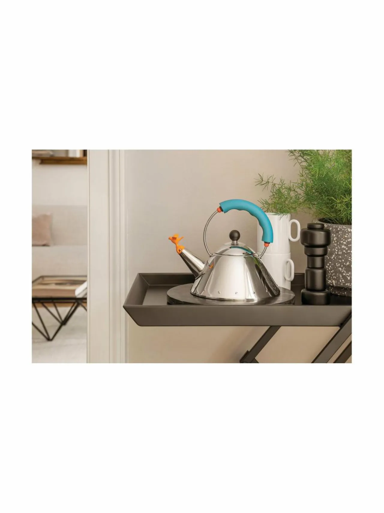 Tee, Kahvi & Vesi|Alessi 9093/1 LAZ vedenkeitin 1 L MULTICO