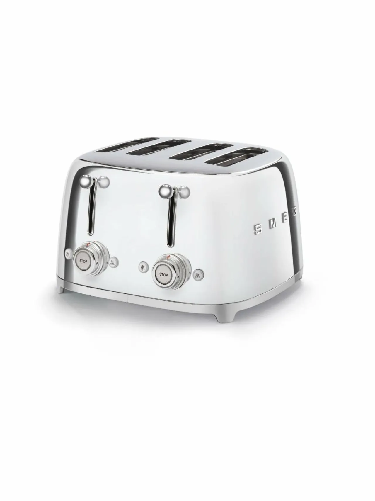 Leivänpaahtimet|Smeg 4 Slice -leivänpaahdin CHROME