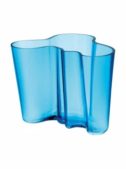 Koriste-Esineet|Iittala Aalto-maljakko 160 mm TURQUOISE