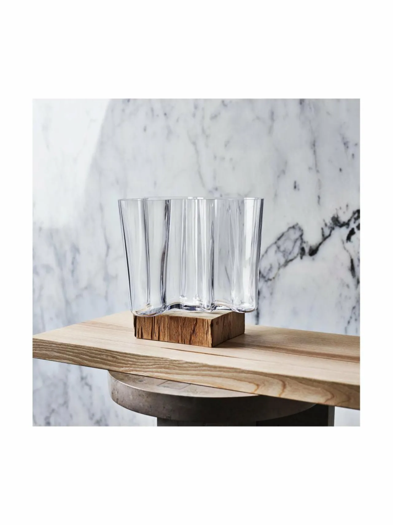 Koriste-Esineet|Iittala Aalto-maljakko 160 mm KIRKAS