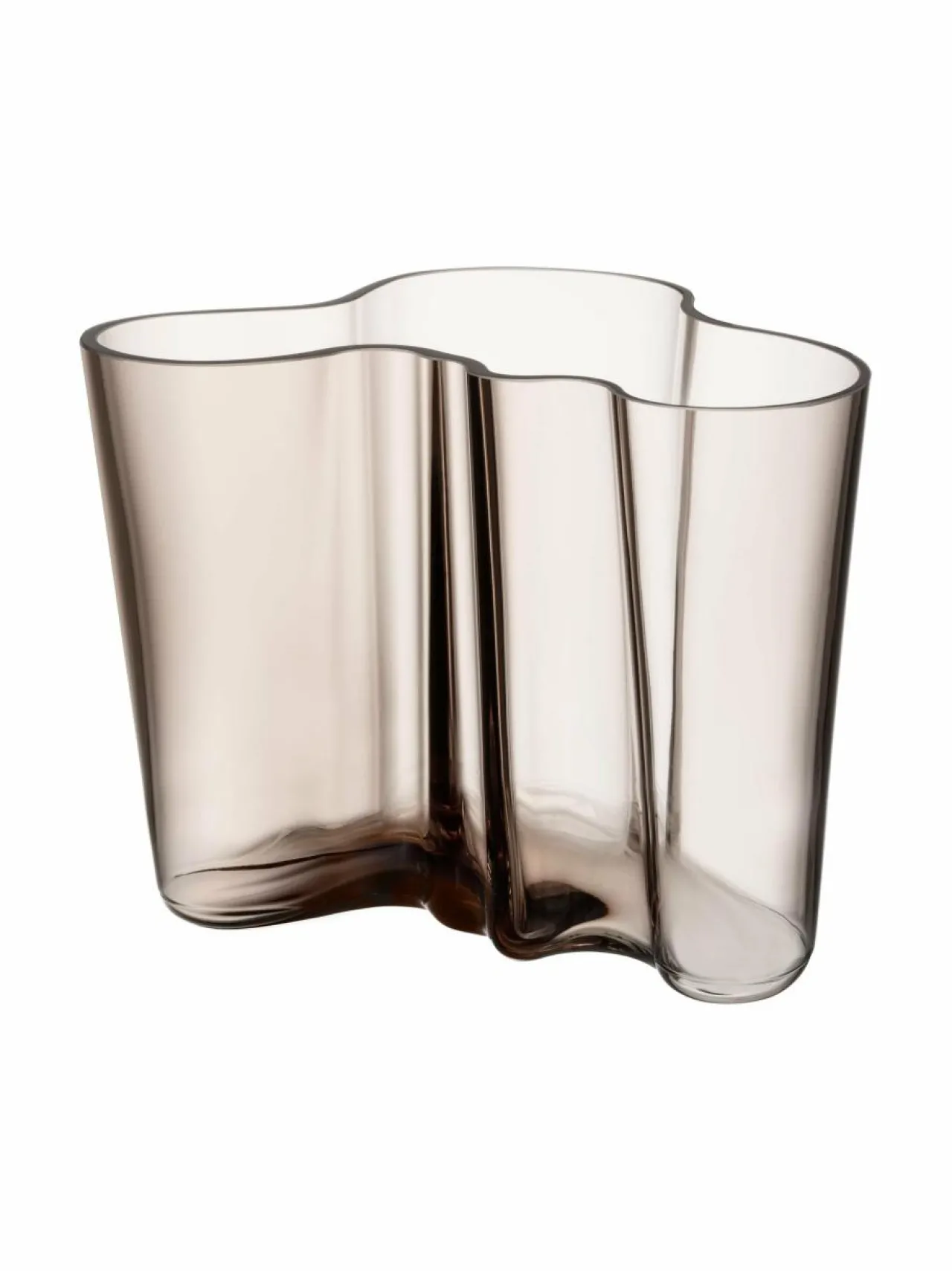 Koriste-Esineet|Iittala Aalto-maljakko 160 mm PELLAVA