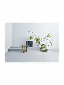 Koriste-Esineet|Iittala Aalto-maljakko 160 mm TUMMANHARMAA