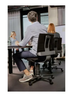 Tuolit & Jakkarat|Aeris 3Dee työtuoli, musta mikrokuitukangas