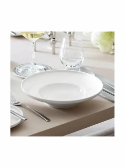 Lautaset & Kulhot|Villeroy & Boch Afina- syvä posliinilautanen 25 cm VALKOINEN