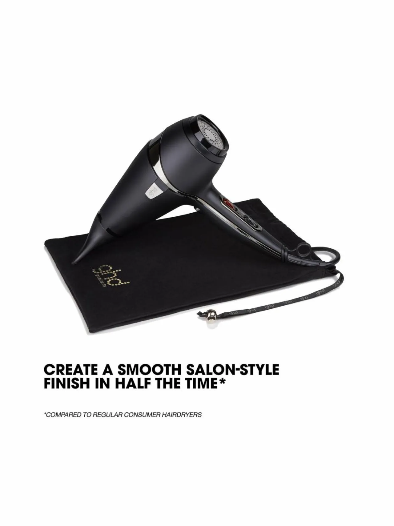 Hiustenhoito|GHD Air®-hiustenkuivaaja MUSTA