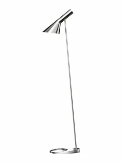 Lattiavalaisimet|Louis Poulsen AJ-lattiavalaisin POLISHED STEEL