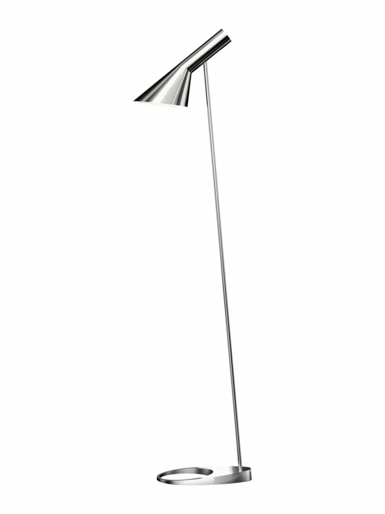 Lattiavalaisimet|Louis Poulsen AJ-lattiavalaisin POLISHED STEEL