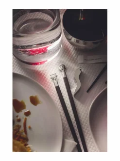 Tarjoiluastiat|Alessi Alessandro-syömäpuikot BLACK