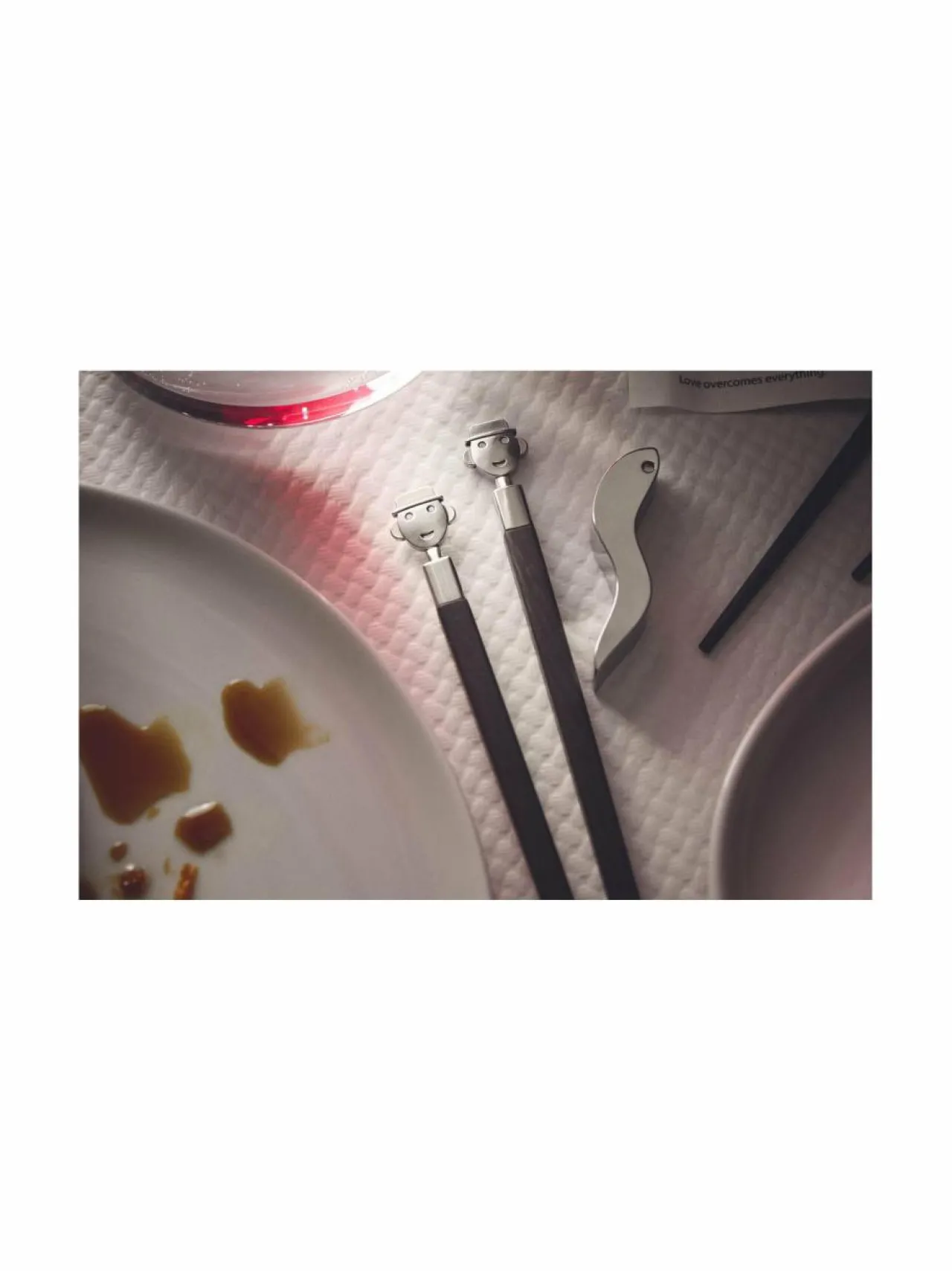 Tarjoiluastiat|Alessi Alessandro-syömäpuikot BLACK