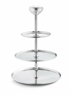 Koriste-Esineet|Georg Jensen Alfredo Étagère -tarjoiluteline TERÄS