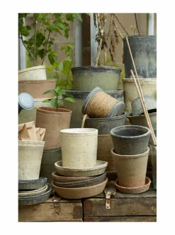 Ruukut & Istutusastiat|Wikholm Form Alison -ruukku ja aluslautanen 16 x 17 cm TERRACOTTA MELANGE