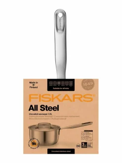 Keitto- & Paistoastiat|Fiskars All Steel -kasari 1,5 l GREY
