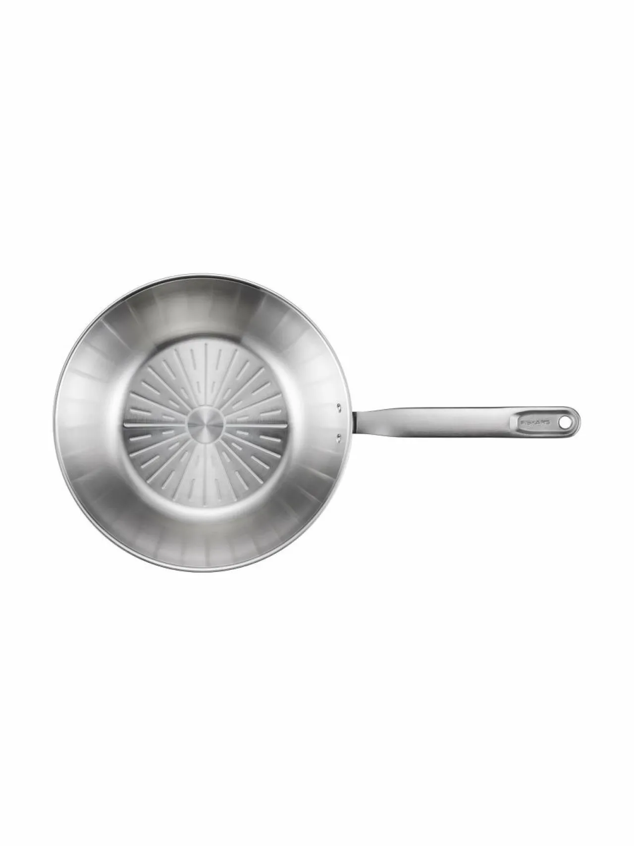 Keitto- & Paistoastiat|Fiskars All Pure -wokkipannu 28 cm STEEL