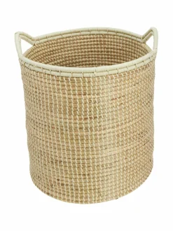 Säilytys|Casa Stockmann Alto M -meriheinäkori kahvoilla NATURAL