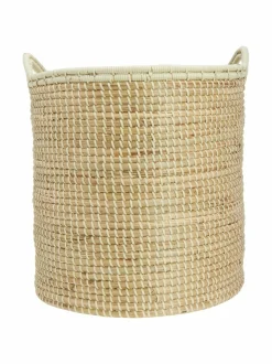 Säilytys|Casa Stockmann Alto M -meriheinäkori kahvoilla NATURAL