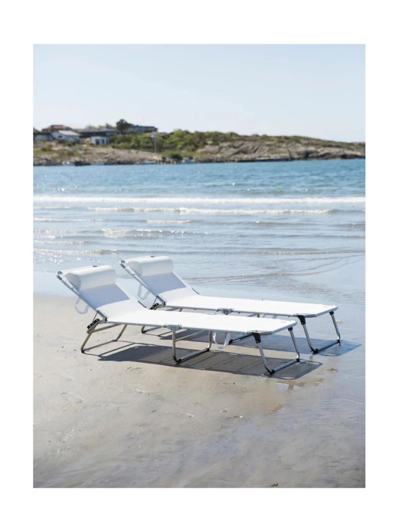 Puutarhakalusteet & Pehmusteet|FIAM Amigo aurinkovuode VALKOINEN