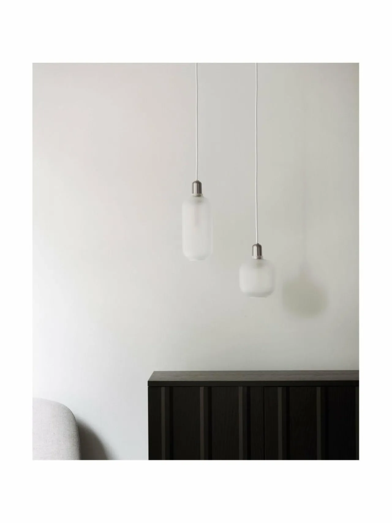 Kattovalaisimet|Normann Copenhagen Amp-riippuvalaisin L MATT/WHITE