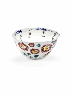 Lautaset & Kulhot|Serax Anemone Milk Midnight -kulho 2 x 18 cm MULTICO