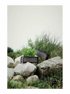 Ruukut & Istutusastiat|Muubs Anku 21 -kukkalaatikko 21 cm ANTIQUE ZINK/BLACK