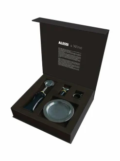 Baari- & Viinitarvikkeet|Alessi Anna- viinisetti lahjapakkauksessa STEEL