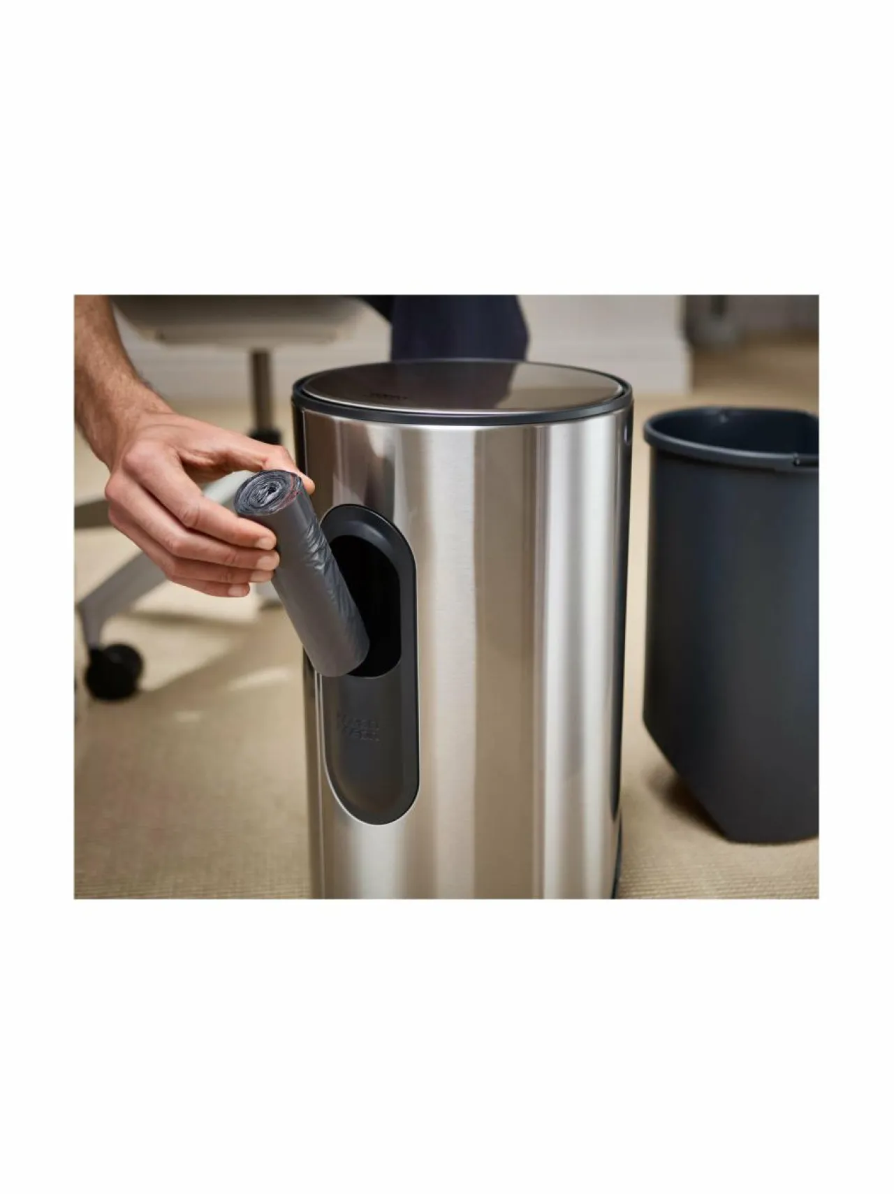 Roskakorit & -Pussit|Joseph Joseph Arc-roskakori 10 l STAINLESS STEEL