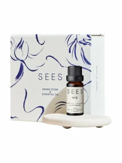 Huonetuoksut & Tuoksukynttilät|Sees Aroma Stone & Lavender -tuoksukivi ja eteerinen öljy