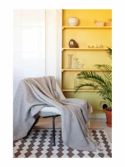 Huovat & Päiväpeitot|Lapuan Kankurit Arvo-villahuopa 130 x 180 cm 1 WHITE-NATURE&APOS;S BEIGE