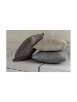 Sisustustyynyt|Lapuan Kankurit Arvo-villatyynynpäällinen 45 x 45 cm 8 MELANGE GREY