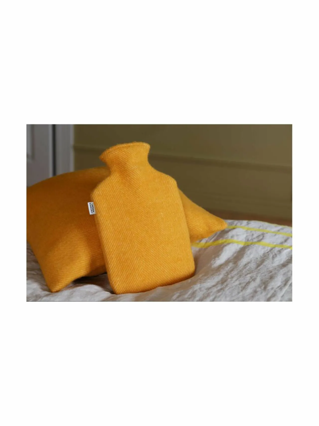 Sisustustyynyt|Lapuan Kankurit Arvo-villatyynynpäällinen 45 x 45 cm 7 COFFEE DYED ORANGE