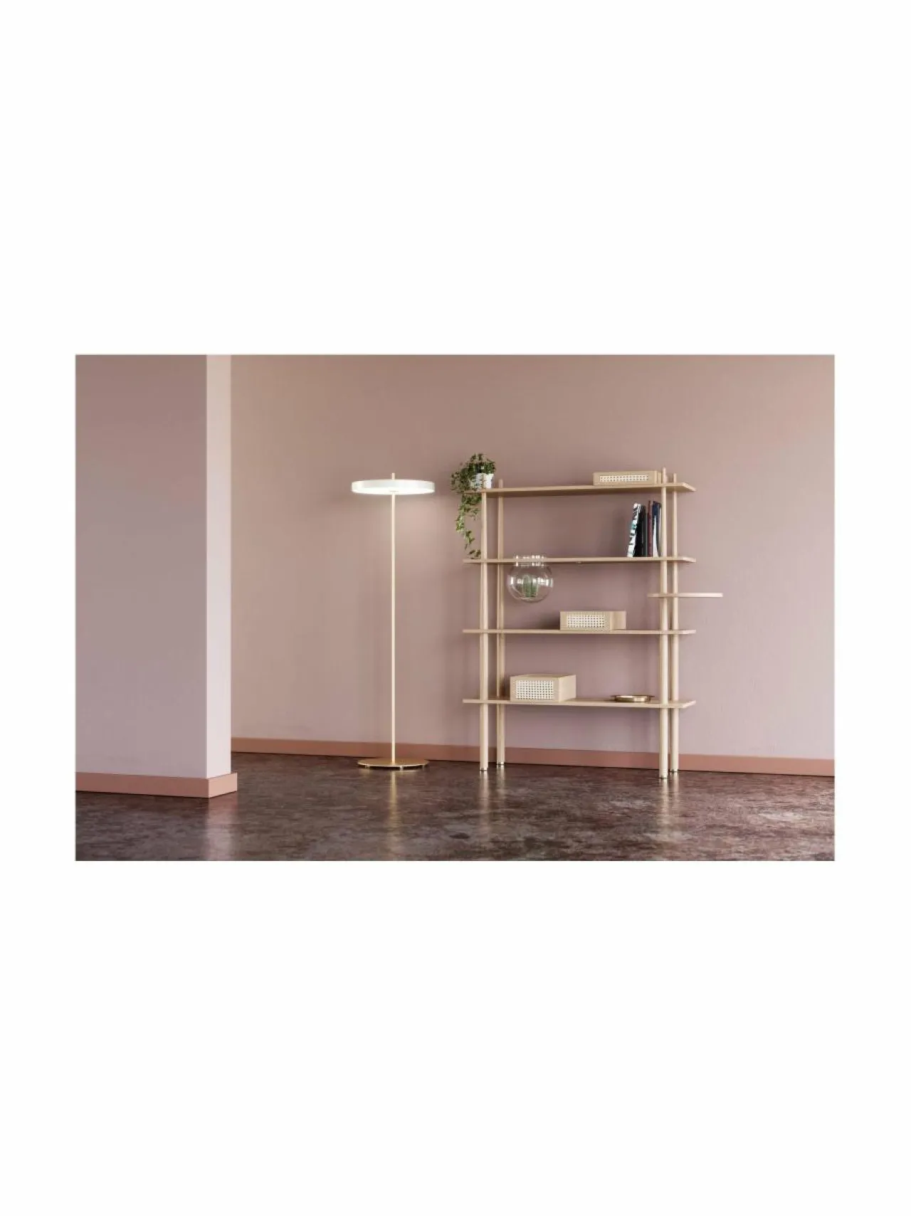 Lattiavalaisimet|UMAGE Asteria-lattiavalaisin WHITE