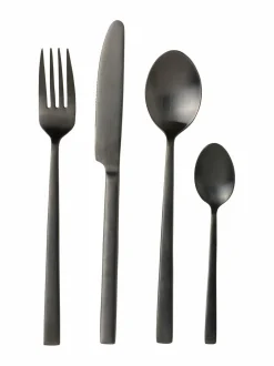 Aterimet & Tarjoiluvälineet|Bitz Aterinsetti, 16 osaa MUSTA