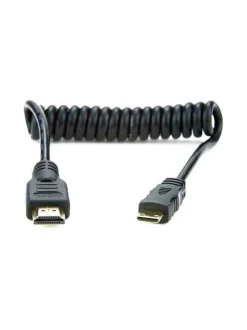 Kamerat|Atomos Full HDMI to Mini HDMI 2.0 kierrekaapeli (40-80cm)