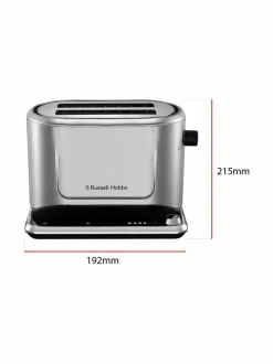 Leivänpaahtimet|Russell Hobbs Attentiv Toaster -leivänpaahdin STEEL