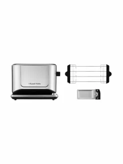 Leivänpaahtimet|Russell Hobbs Attentiv Toaster -leivänpaahdin STEEL