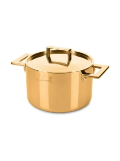 Keitto- & Paistoastiat|Mepra Attiva Oro -syvä kattila 5 l ja kansi 22 cm