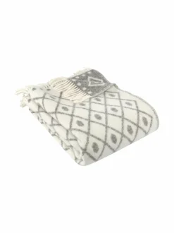 Huovat & Päiväpeitot|Pentik Aukusti-villahuopa 130 x 170 cm HARMAA