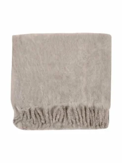 Huovat & Päiväpeitot|Balmuir Aurora Kid Mohair -peitto 115 x 180 cm 834 DARK TAUPE
