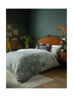 Liinavaatteet|William Morris At Home Avon Chinz -satiinipussilakanasetti 14 INDIGO