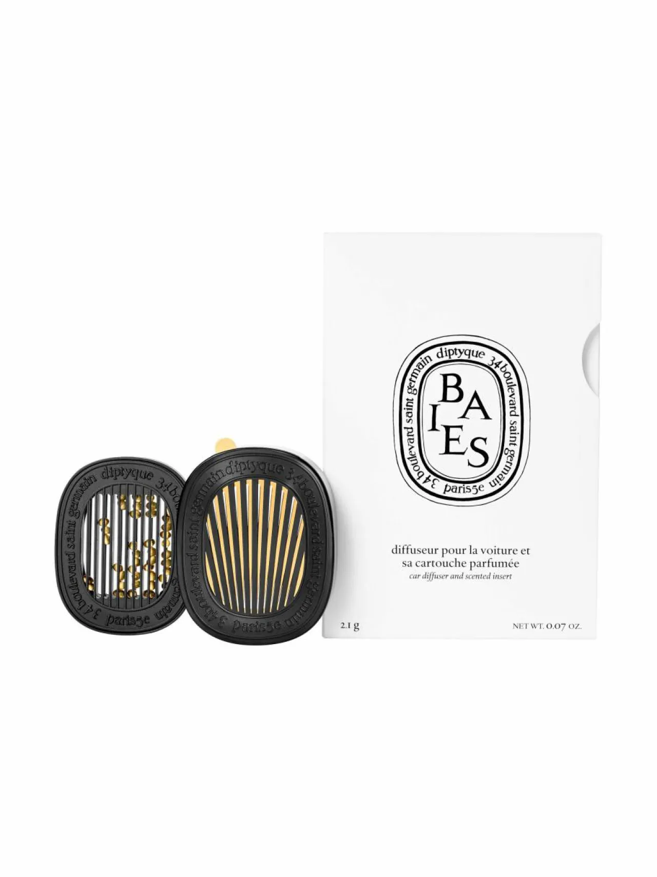 Huonetuoksut & Tuoksukynttilät|Diptyque Baies -autodiffuuseri BLACK