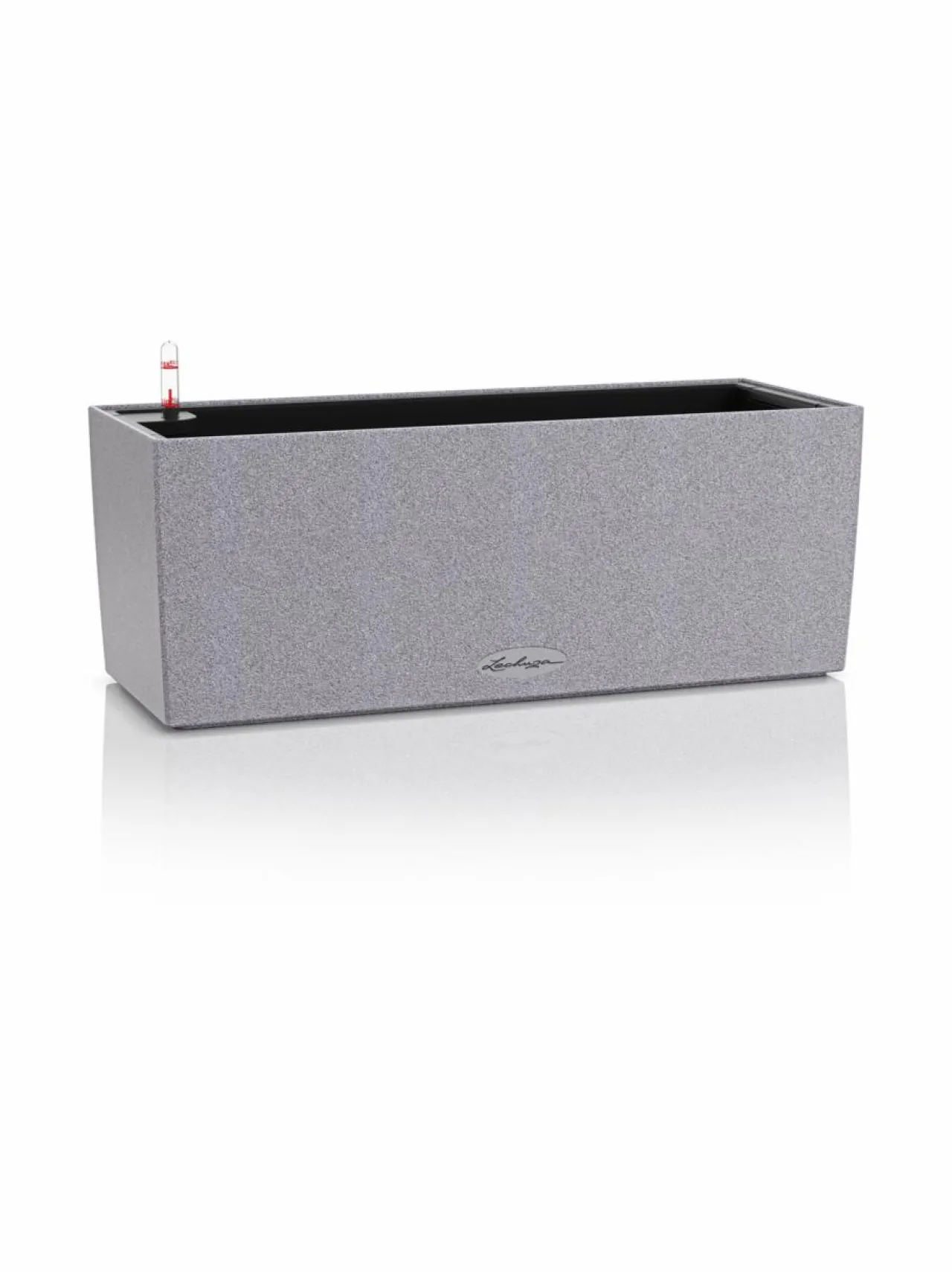 Ruukut & Istutusastiat|Lechuza Balconera Stone Altakastelu parvekeruukku pari 50x19cm, korkeus 19cm + Kannattimet HARMAA