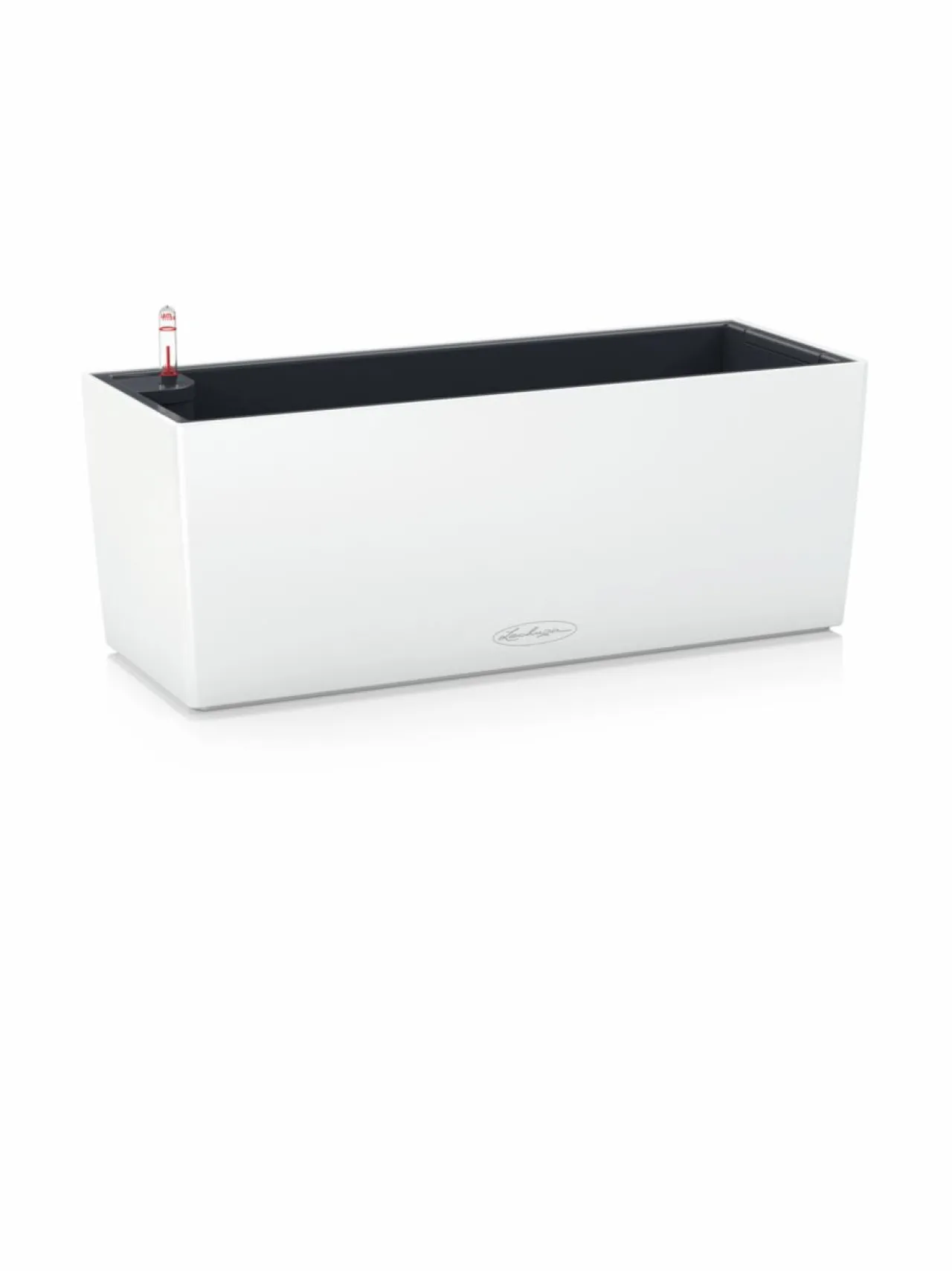 Ruukut & Istutusastiat|Lechuza Balconera Stone Altakastelu parvekeruukku pari 50x19cm, korkeus 19cm + Kannattimet VALKOINEN