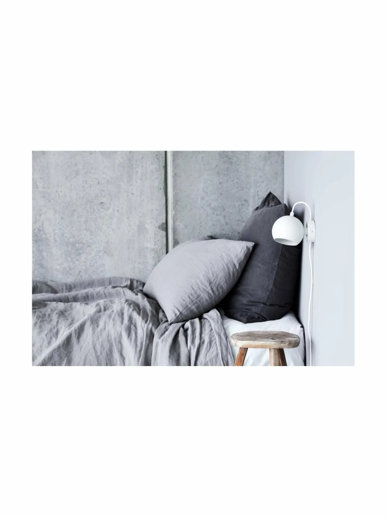 Seinävalaisimet|Frandsen Ball- seinävalaisin Ø 12 cm MATT WHITE