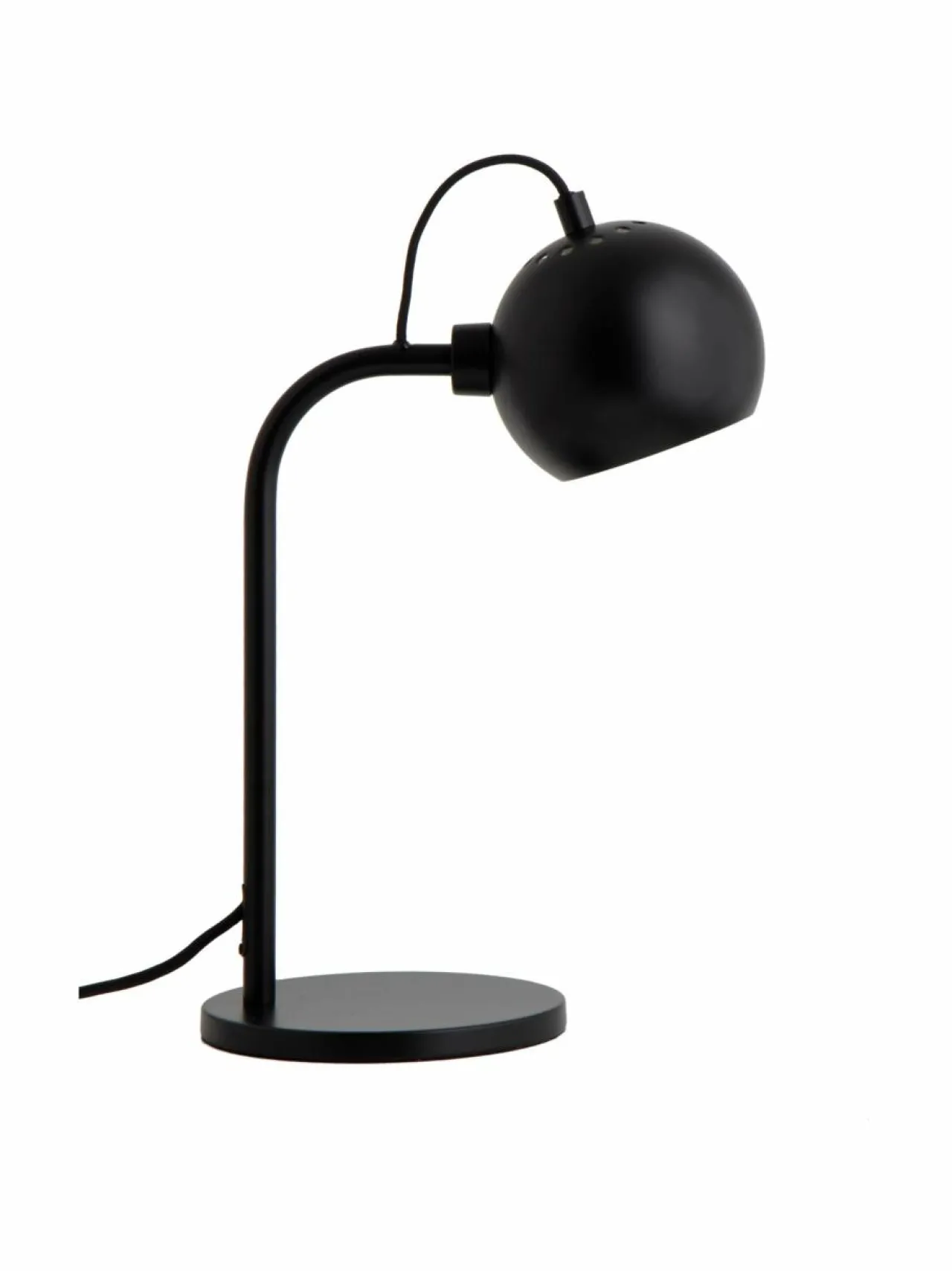 Pöytävalaisimet|Frandsen Ball Single -pöytävalaisin MATT BLACK