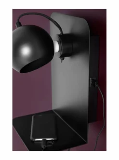 Seinävalaisimet|Frandsen Ball USB -seinävalaisin MATT BLACK