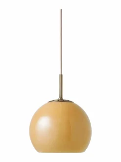 Kattovalaisimet|Frandsen Ball-lasinen riippuvalaisin Ø 18 cm AMBER