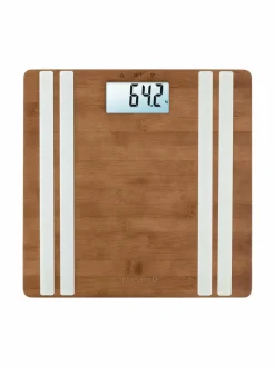 Terveydenhoito|Medisana Bamboo-kehoanalyysivaaka BROWN