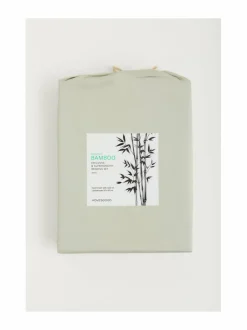 Liinavaatteet|Movesgood Bamboo-pussilakanasetti 220 x 220 cm + 2 x 50 x 60 cm DUSTY GREEN