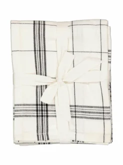 Keittiö- & Kattaustekstiilit|Casa Stockmann Barra-keittiöpyyhkeet 2-pack 50 x 70 cm BLACK