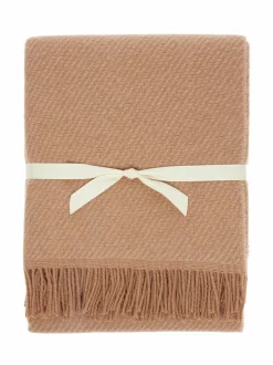 Huovat & Päiväpeitot|Casa Stockmann Basis- villahuopa 130 x 170 cm BROWN