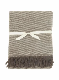 Huovat & Päiväpeitot|Casa Stockmann Basis-villahuopa 130 x 170 cm WOOD BROWN